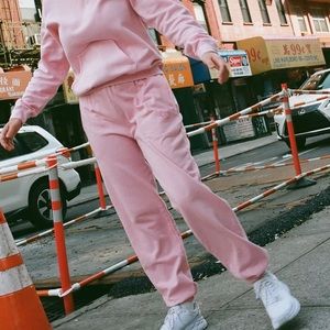 urban outfitters earthly delights pink sweatpants